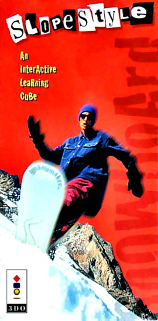 Slopestyle box art for 3DO